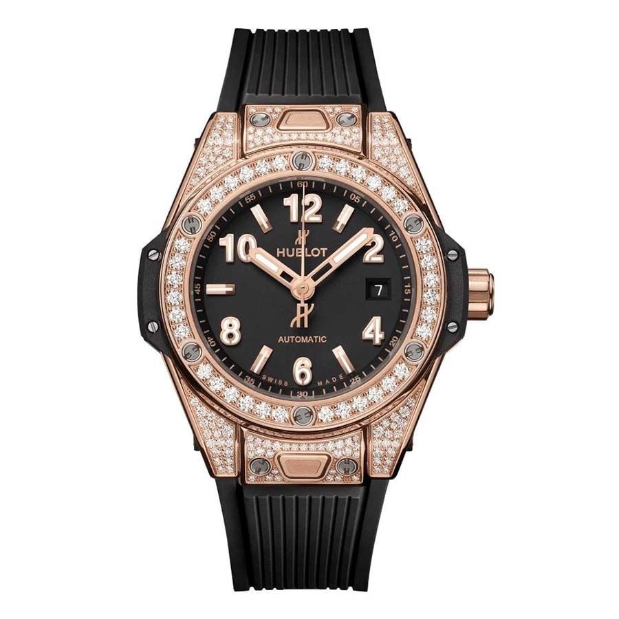 Đồng Hồ Nữ Hublot Big Bang One Click Gold Diamond Pave 33 485.OX.1180.RX.1604