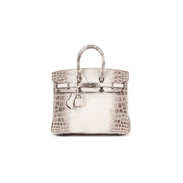 Túi Hermes Birkin 25 Crocodile Himalayan Da Cá Sấu Bạch Tạng